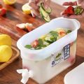 3.5L Large Capacity Cold Water Pitcher and Dispenser for Refrigerators Convenient Faucet Included. 