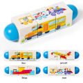 3D Wooden Jigsaw Puzzle Rotating Puzzle Building Blocks Kid Early Education Toy Animal Colour Shape Cognition Toys. 