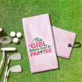 Funny  Microfiber Premium Golf Towel For Women, Embroidered Golf Towels for Golf Bags，Golf Accessories for Women Golfers. 
