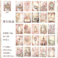 Beautiful day material paper Alice's fantasy series fantasy background notebook material 50 sheets into 6 types. 