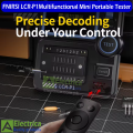 FNIRSI LCR-P1 Transistor Tester Multimeter Diode Transistor Capacitance Meter Resistance LCR ESR Meter, Multifunctional Tester by Electrica. 
