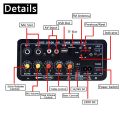 Audio Amplifier Board 30-120W Support Dual Microphone Bluetooth Amplificatore Subwoof for 4Ohm Speaker 12V 24V 110V 220V.