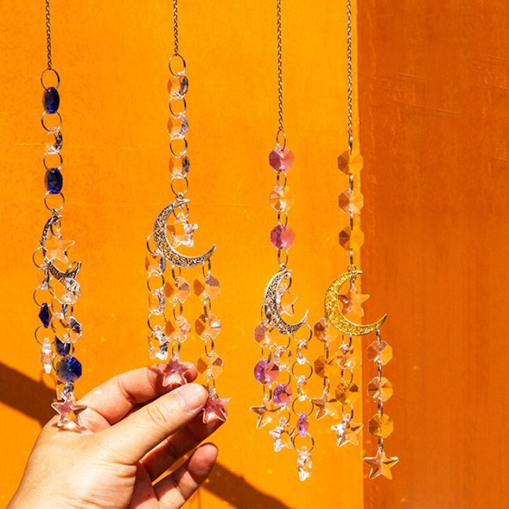 1%20Pc%20Artificial%20Crystal%20Charm,%20Alloy%20Moon%20and%20Star%20Pendant%20for%20Indoor%20Home,%20Wedding%20Party%20Decoration,%20Outdoor%20Garden%20Suncatcher%20-%20Image%205
