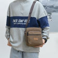 Men's Fashion Canvas Small Bag Casual Men Mini Handbags Male Crossbody Shoulder Messenger Bags For Men Business Sidebag. 