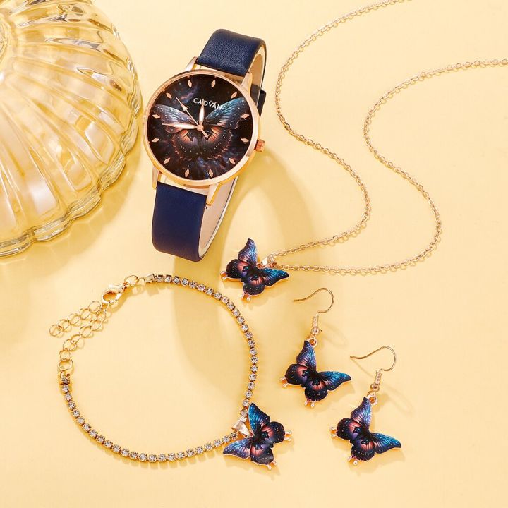 5PCS%20Set%20Women%20Fashion%20Butterfly%20Quartz%20Watch%20Brand%20Design%20Female%20Clock%20Leather%20Band%20Ladies%20Casual%20Wrist%20Watch%20Reloj%20Mujer%20-%20Image%204