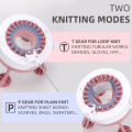 Sentro 22-Needle Knitting Machine for DIY Manual Scarves & Hats Making,DIY Knitting Board Rotating Machine,No Electricity Needed. 