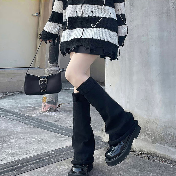 Winter%20Leg%20Warmers%20Wide-legged%20Socks%20JK%20Knee%20High%20Socks%20Long%20Stacked%20Socks%20Gothic%20Lolita%20Knit%20Long%20Socks%20Women%20Legs%20Warmers%20-%20Image%205
