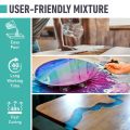 32oz Premium Clear Epoxy Resin Kit Casting and Coating for River Table Tops, Art Casting, Jewelry Projects, DIY, Crafts,Mold. 