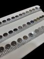 BISMA ZARI MAHAL / Coins Lace For Women / 8 Yerds / Full Dupatta Lace / Best quality / Sitaro Wali Lace / 3 Colours Avalable / Silver -Golden - Dal Gold / 0.50 inch width.... 