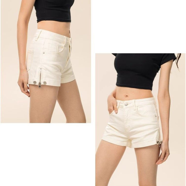 Summer%20Girls%20Low%20Waist%20White%20Hot%20Shorts%20Women%20Korean%20Slim%20Fit%20Thin%20Denim%20Pants%20Lady%20Fashion%20Designer%20Short%20Jeans%20-%20Image%204