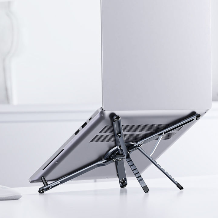Kimdoole 3-in-1 Multifunctional Mobile Phone Tablet And Laptop Stand Powerful Magnetic Aluminum Alloy Folding Portable Stand
