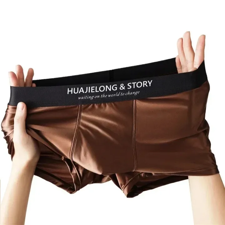 1/3PCS%20Men's%20Cool%20Ice%20Silk%20Boxers%20Shorts%20Summer%20Satin-like%20Solid%20Underpants%20Skin%20Friendly%20Breathable%20Mesh%20Crotch%20Male%20Underwear%20-%20Image%202