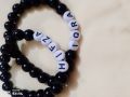 beats bracelet, customized beat bracelet, name bracelet for couples, friends , customized name bracelet. 