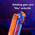Quick Dry Black Gel Pens, Medium Point (0.5mm),CS Tip, Low-Weight Design Retractable Gel Pens With Comfortable Full Grip. 