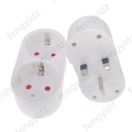 European EU To UK Plug Adapter Standard Euro 250V EU Plug To UK Electrical Socket Power Adapter Electrical Socket Outlet.