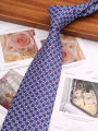 8 cm Wide Print Ties For Men Women Plaids Printing Neck Tie For Wedding Business Groom Neckties Fashion Men's Flower Neck Tie.