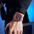 SMAEL Brand 8109 New electronic watch fashion square dual display waterproof luminous Multi-color For Men.