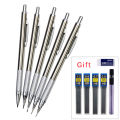 0.5 0.7 0.9 1.3 2.0mm Mechanical Pencil Set Full Metal Art Drawing Painting Automatic Pencil with Leads Office School Supply. 