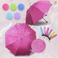 Magic Umbrella Non-Water Absorbing Quick-Drying Dual-Use Sunshade Windproof Outdoor Camping Travel Umbrella. 