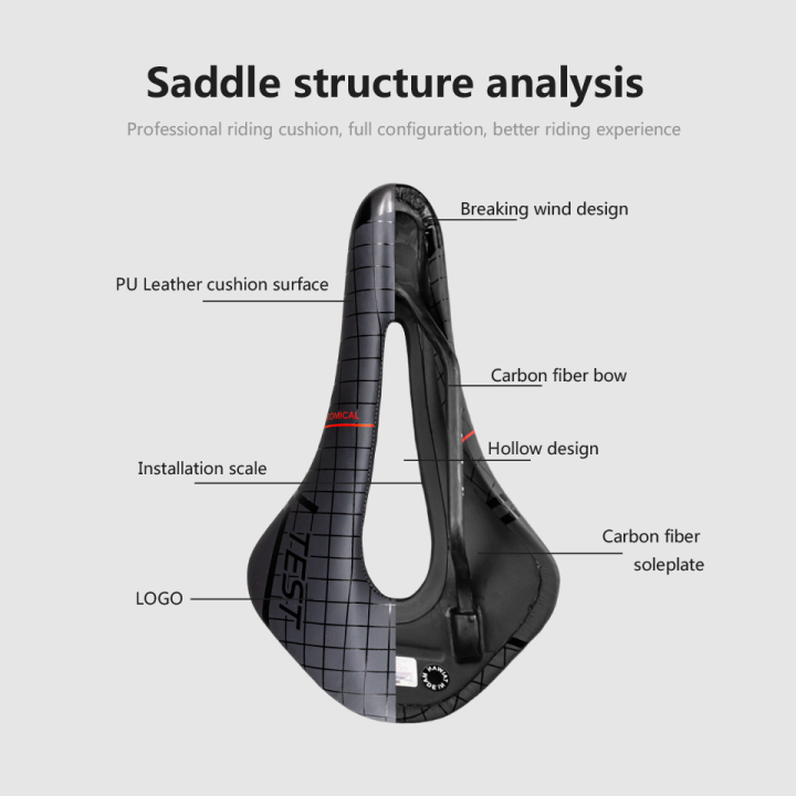 SAN%20MARCO%20Hollow%20saddle%20bicycle%20antiprostatic%20saddle%20ventilate%20race%20Carbon%20fiber%20bicycle%20saddle%20Bicycle%20accessories%20-%20Image%202