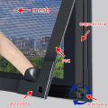 2026 New Windproof, Magnetic Screen Window Accessories, DIY Magnetic Strips, PVC Strips, Summer Invisible Magnetic, Mosquito Net. 