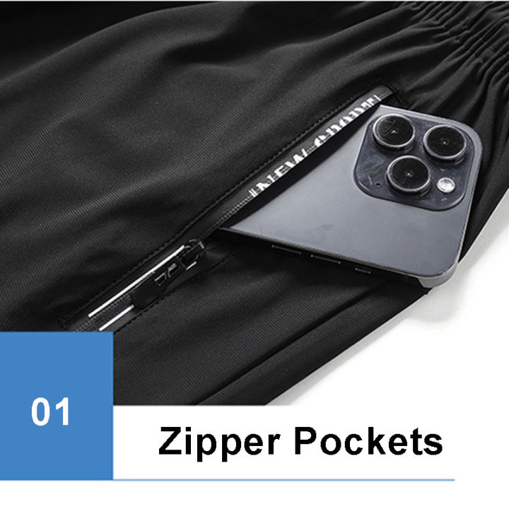 Newest%20Summer%20Shorts%20Men%20Gym%20Sport%20Running%20Fitness%20Workout%20Man%20Short%20Pants%20Breathable%20Quick-drying%20Drawstring%20Men's%20Shorts%20Black%20-%20Image%205