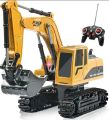 Remote Control Excavator Rc Toy Rc Excavator With Lights Sounds Rechargable Engineering Sand Digger Construction Vehicle Toy Gift For Boys Girls Kids. 