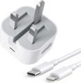 35w USB-C Power Adapter USB-C to Lightning Cable Charging Dock For Apple. 