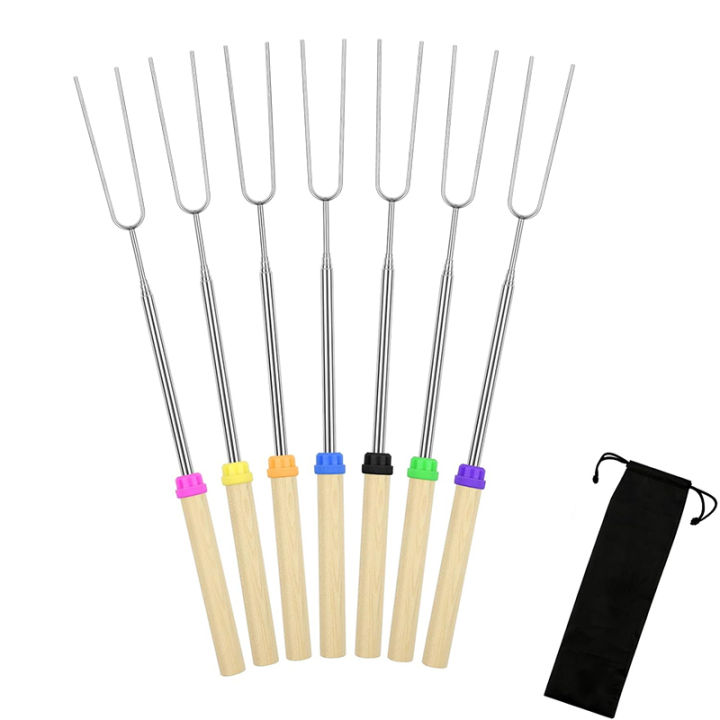 5Pcs%20Marshmallow%20Roasting%20Sticks%20Extendable%2032in%20Long%20Metal%20Barbecue%20Skewers%20with%20Wooden%20Handle%20Outdoor%20Camping%20Fire%20Pit%20Sticks%20-%20Image%207