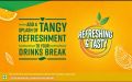 Tang Orange Instant Drink Mix Pouch (500G X 2 ) - 1KG. 