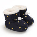 Winter Newborn Baby Cotton Booties Non-Slip Sole Toddler Boys Girls First Walkers Infant Warm Snow Boots 0-18Months  ﻿. 