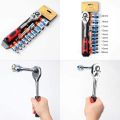 Socket Ratchet Wrench 1/2 Sleeve Chrome Vanadium Steel Hand Tool 1 Set (12 Pcs) of Socket Ratchet Wrench 1/2 Sleeve Chrome Vanadium Steel Hand Tool. 