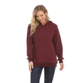 New Winter Maternity Hoodie Breastfeeding Clothes Warm Fleece Pregnant Sweater Zipper Feeding Opening Big Size S TO XXXL. 