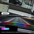 Front Windshield LED Atmospere Light Strip 150cm Car RGB USB APP Control Remote Symphony Ambient Mood Lights 5V Universal. 
