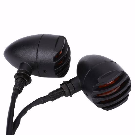 Cafe Racer Bike Indicator Sports Look in Plastic Body Fir Motorcycle ...