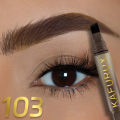 3D Dye Eyebrow Pencil Hairling Anti-smudge Waterproof Long Lasting Black Brown Large Brush Natural Wild Eyebrow Enhancers Cream. 