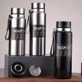 1000ML Thermos Vaccum Flask Hot And Cold Water Bottle Stainles Steel Body Thermal Water Coffee Tea Travel Mug Leakproof Vacuum Flasks Thermus Bottle. 