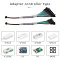 Mini TTL Pixel LED Signal Amplifier DC 5V 12V 24V for WS2811 WS2812B SK6812 3pin Addressable RGBIC Horse Race LED Strip Lights. 