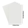 HUSPER Glossy Waterslide Decal Paper for INKJET Printer - CLEAR, 5 Sheets, A4 (8.3×11.7 Inch), Clear Water Slide Transfer Printa.