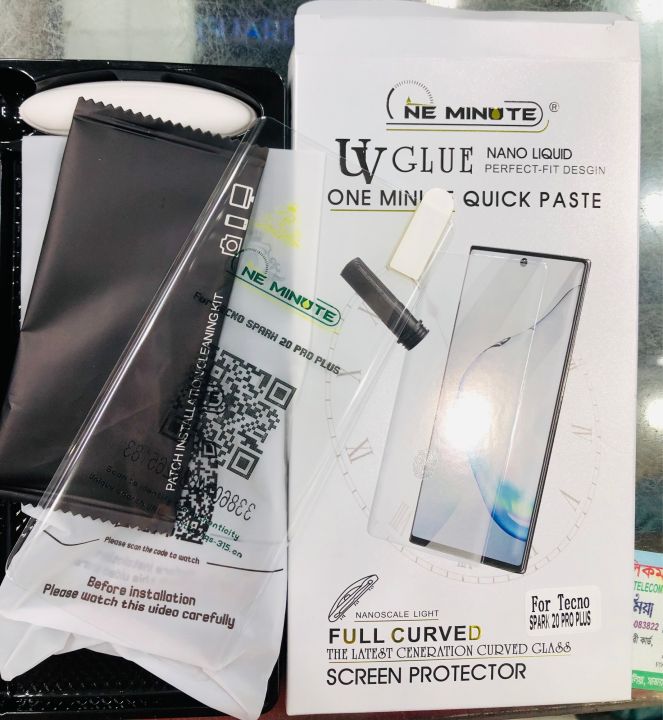 UV%20Glue%20Curved%20Tempered%20Glass%20Screen%20Protector%20For%20Tecno%20Spark%2020%20Pro%20Plus%20Screen%20Guard%20Gorilla%20Glass%20Protector%20With%20Easy%20Installation%20Kit%20(Spark%2020%20pro%20+%20)%20-%20Image%202