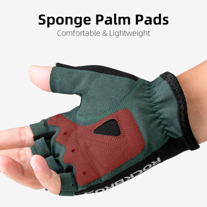 ROCKBROS%20Cycling%20Gloves%20Breathable%20Sweat-Wicking%20Net%20Bicycle%20Half%20Gloves%20Men%20Women%20High%20Stretch%20Fabric%20Sports%20Bike%20Gloves%20-%20Image%202