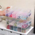 3-Layer Transparent Storage Box, Stackable Storage Box, Portable Craft Bead Plastic Box, Jewelry Storage Box, Storage Tray. 