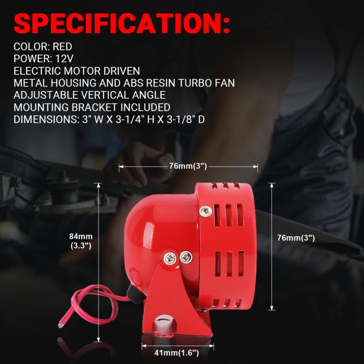 12v%20110%20dB%20Air%20Raid%20Siren%20Horn%20Speaker%20Alarm%20Sound%20Mini%20Electric%20Motor%20Driven%20Factory%20Vehicle%20Mini%20Fire%20Prevention%20-%20Image%203