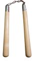 Wooden Handle Nanchuk Karate Stick For Martial Arts Training. 