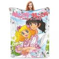 Candy Candy Manga Fleece Blankets Drama Adventure Custom Throw Blankets for Sofa Bedding Lounge. 