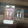 Compatible for Iphone handsfree connector Lightning to 3.5 mm Headphone Jack Adapter. 