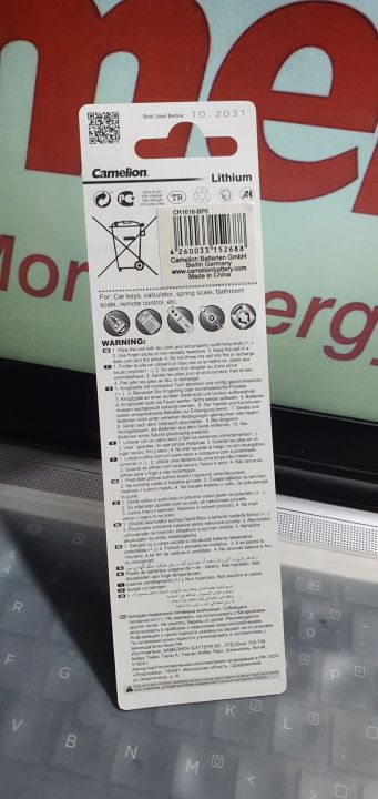 Camelion%20Lithium%20CR1616%20Coin%20Battery%20/%20Cells%20Fresh%20Item%205%20Pcs%20Camelion%20Original%20CR1616%20CR1616-BP1%20Button%20Cell%20Battery%20For%20Watch%20Car%20Remote%20Key%20cr%201616%20ECR1616%20CR1616-1W%203v%20Lithium%20Battery%20Equivalent%20to:%20CR1616,%20DL1616,%20ECR1616,%20BR1616,%20280-209,%20DL1616B,%20B%20-%20Image%204