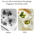 Self Cleaning Kitchen Sink Strainer Basket Press Automatic Dumping Waste Catcher Faucet Hanging Draining Basket Trash Filter. 