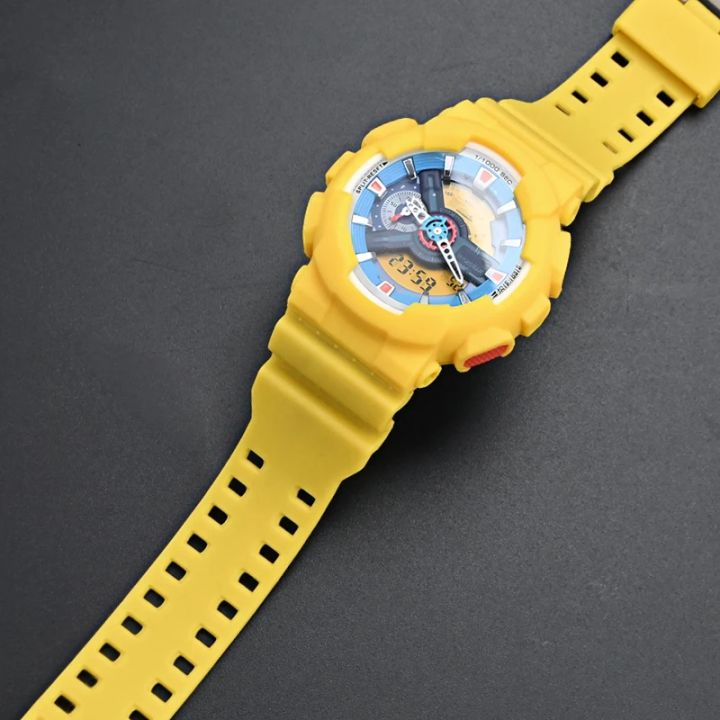 Strap%20+%20Case%20for%20%20G-Shock%20GA-100/110/120/140%20GD-100%20GAX-100%20GLS-100%20Replacement%20%20Silicone%20Matte%20Watch%20Band%20Bracelet%20-%20Image%204