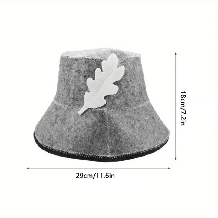 1Pcs Sauna Hat Sauna Vaporarium Accessories Felt Head Protection Bath Anti Heat Free Size Russian Style Shower Cap
